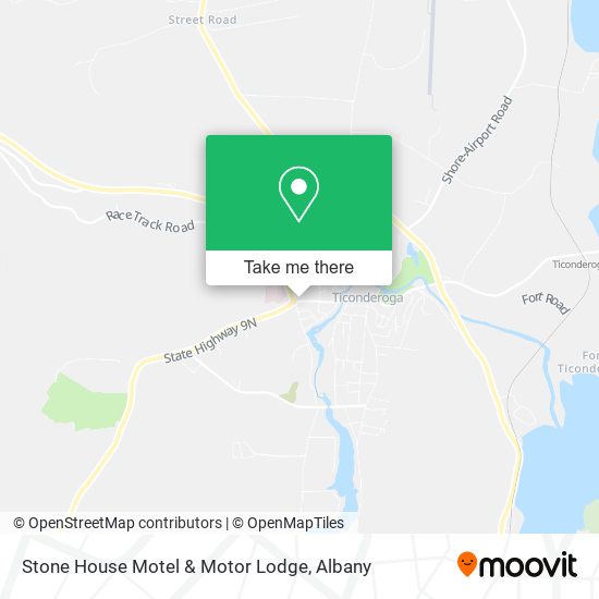 Stone House Motel & Motor Lodge map