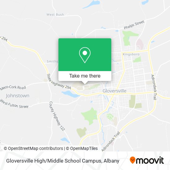 Mapa de Gloversville High / Middle School Campus