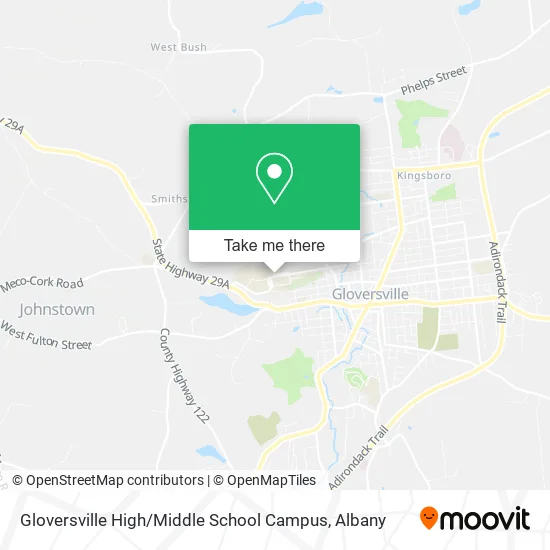 Mapa de Gloversville High / Middle School Campus