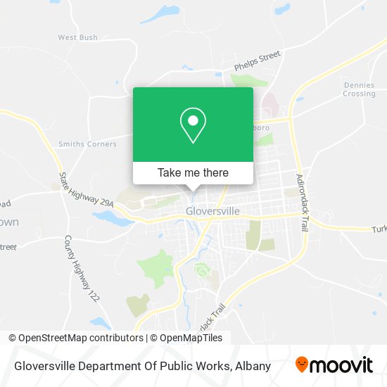 Mapa de Gloversville Department Of Public Works