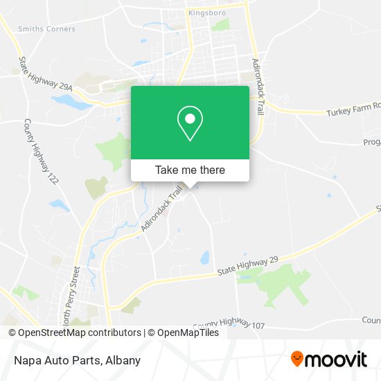 Napa Auto Parts map