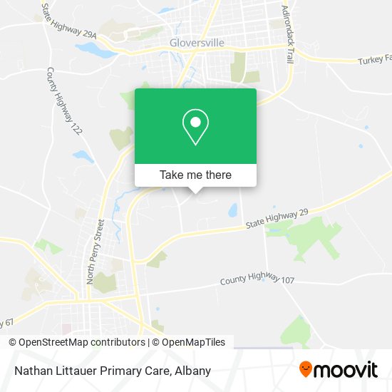 Nathan Littauer Primary Care map