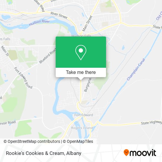 Rookie's Cookies & Cream map