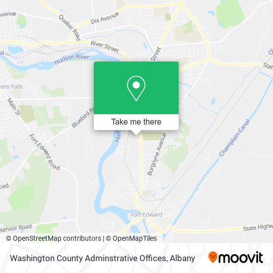 Washington County Adminstrative Offices map