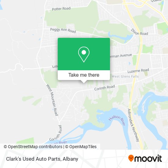 Mapa de Clark's Used Auto Parts