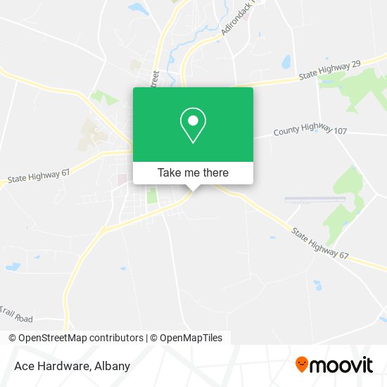 Mapa de Ace Hardware