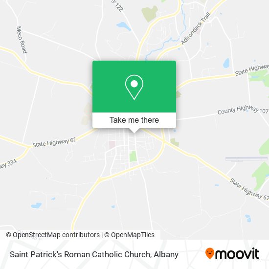 Saint Patrick's Roman Catholic Church map