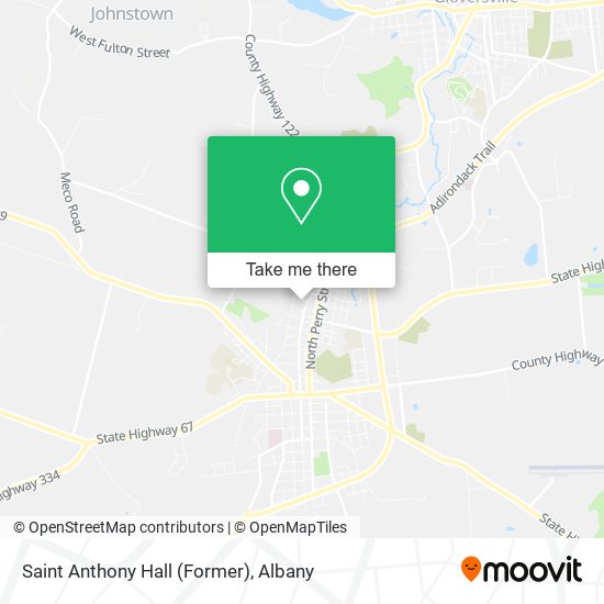 Mapa de Saint Anthony Hall (Former)