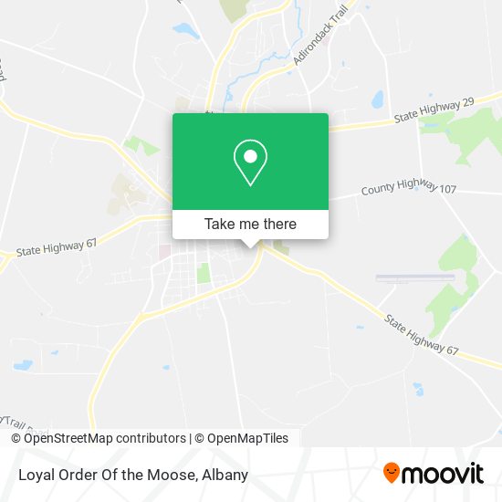 Loyal Order Of the Moose map