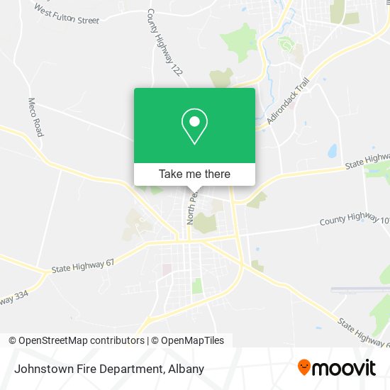 Johnstown Fire Department map