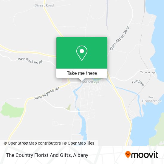 Mapa de The Country Florist And Gifts
