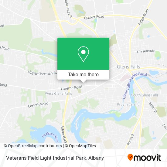 Veterans Field Light Industrial Park map