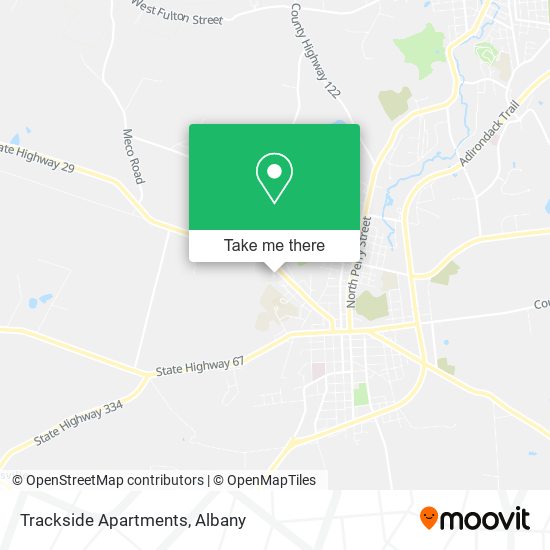 Trackside Apartments map