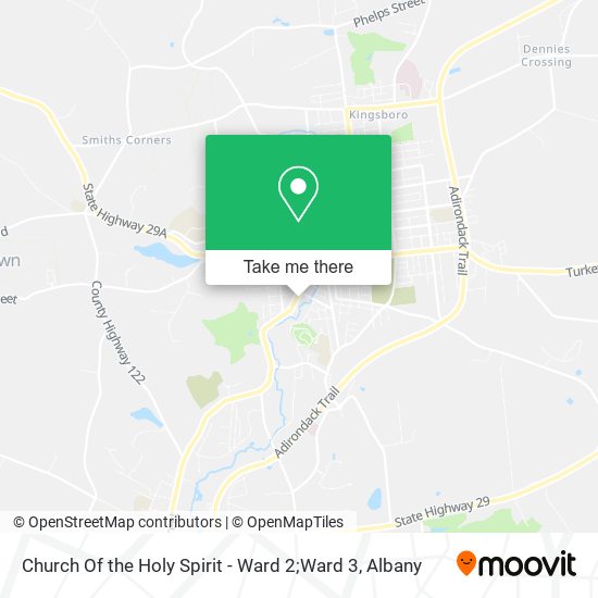 Church Of the Holy Spirit - Ward 2;Ward 3 map