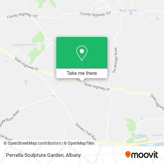 Perrella Sculpture Garden map