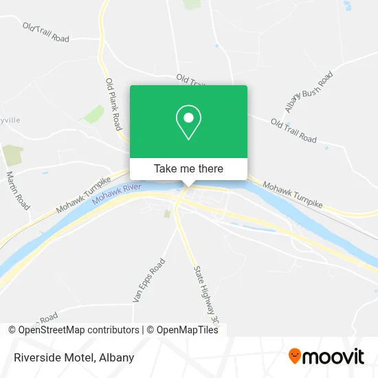 Mapa de Riverside Motel