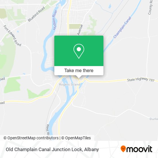 Old Champlain Canal Junction Lock map