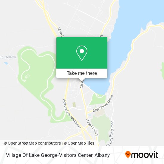 Village  Of Lake George-Visitors Center map