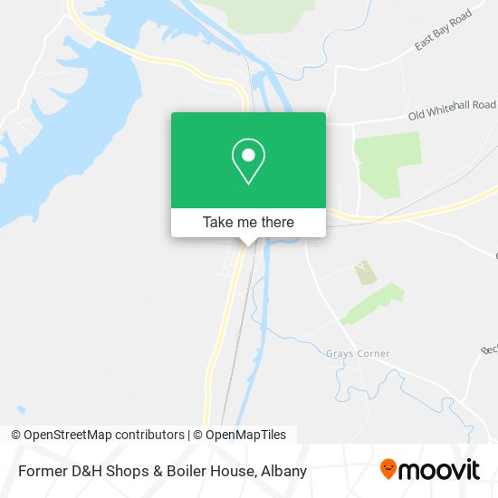 Former D&H Shops & Boiler House map