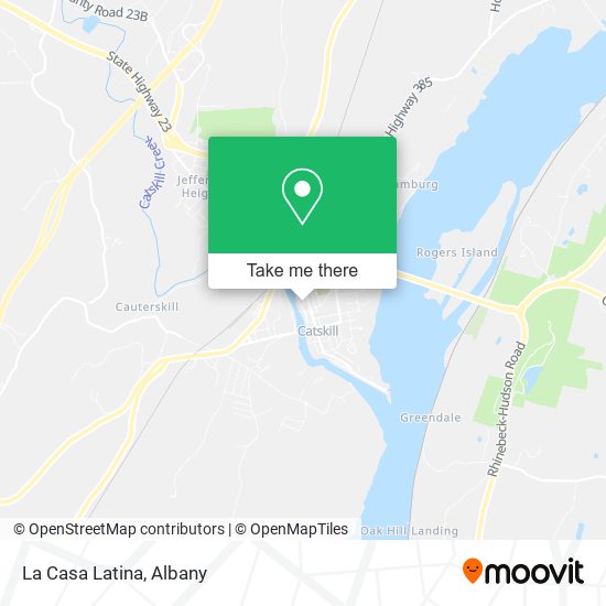 Mapa de La Casa Latina