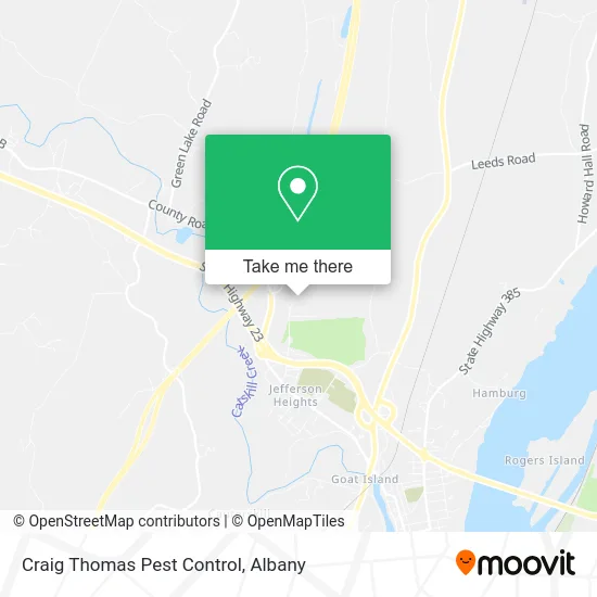Craig Thomas Pest Control map