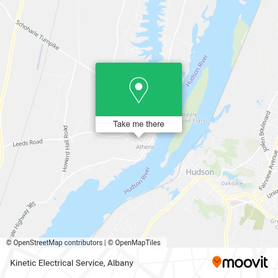Kinetic Electrical Service map