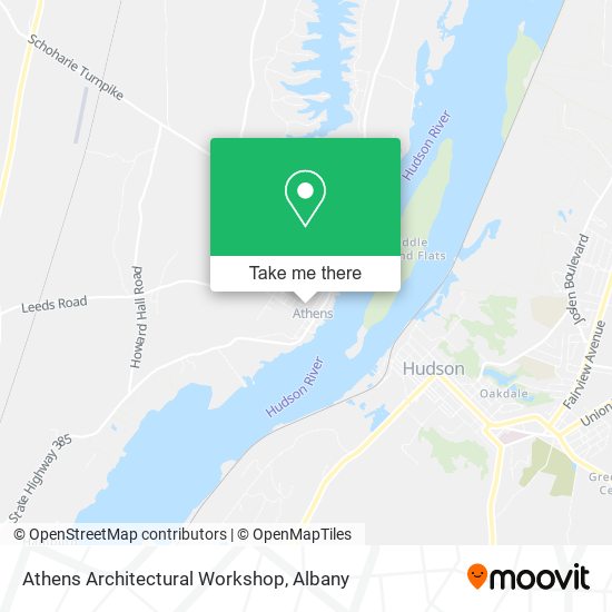Athens Architectural Workshop map