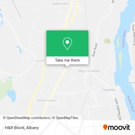 H&R Block map