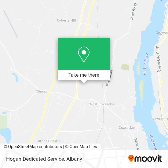 Hogan Dedicated Service map
