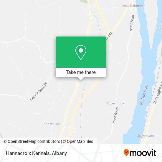 Mapa de Hannacroix Kennels