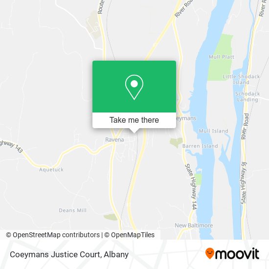 Mapa de Coeymans Justice Court