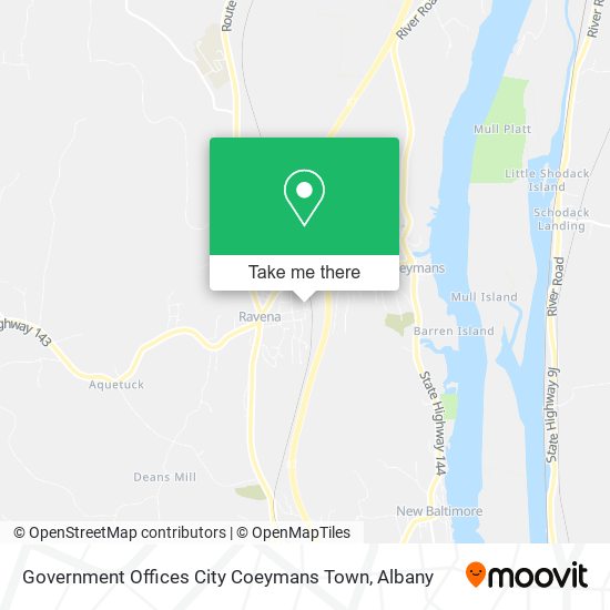 Mapa de Government Offices City Coeymans Town