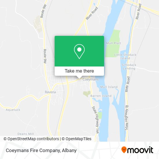 Coeymans Fire Company map