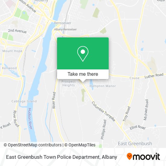 Mapa de East Greenbush Town Police Department