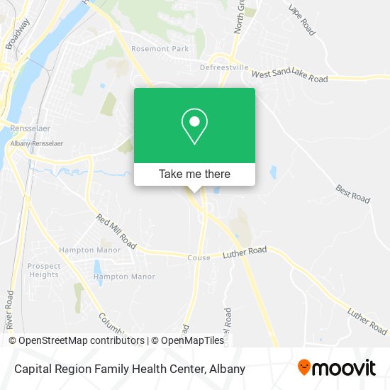 Mapa de Capital Region Family Health Center