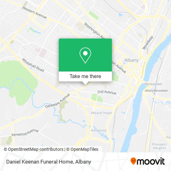 Daniel Keenan Funeral Home map