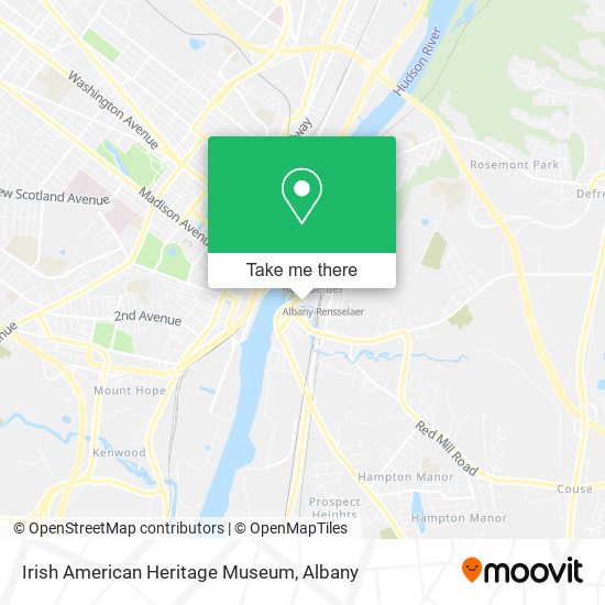 Mapa de Irish American Heritage Museum