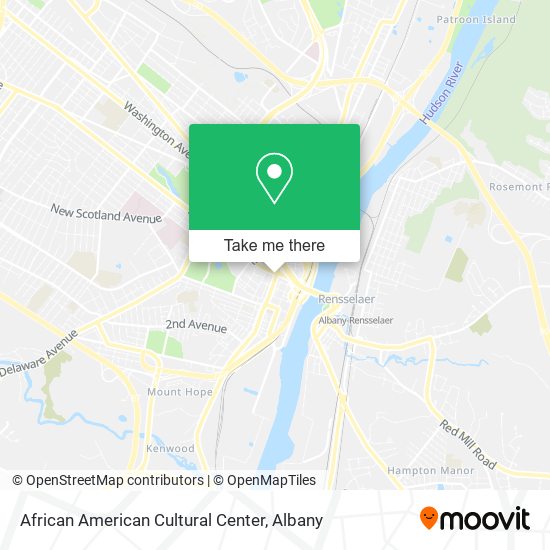 African American Cultural Center map