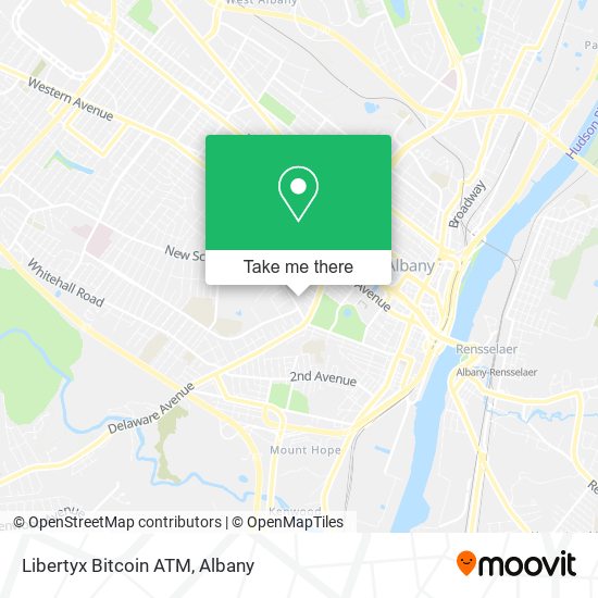 Mapa de Libertyx Bitcoin ATM