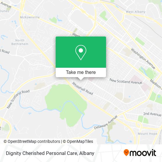 Mapa de Dignity Cherished Personal Care