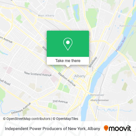 Independent Power Producers of New York map