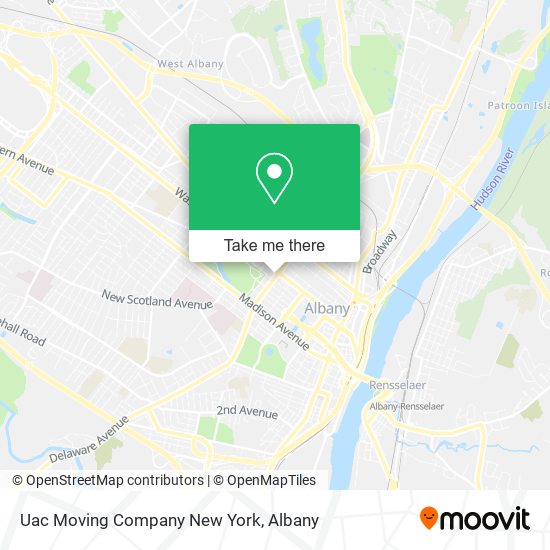 Mapa de Uac Moving Company New York