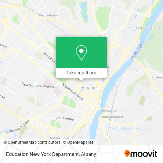 Mapa de Education New York Department