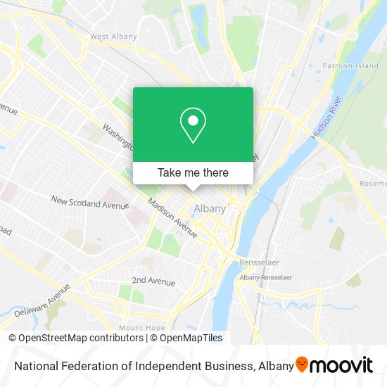 National Federation of Independent Business map