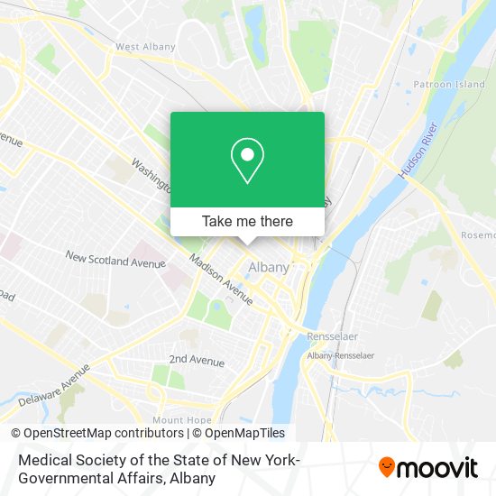 Medical Society of the State of New York-Governmental Affairs map