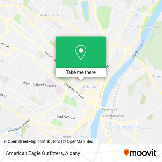 American Eagle Outfitters map