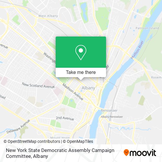 Mapa de New York State Democratic Assembly Campaign Committee