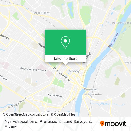 Mapa de Nys Association of Professional Land Surveyors