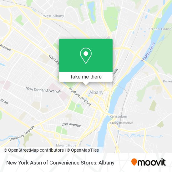 New York Assn of Convenience Stores map