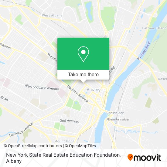 New York State Real Estate Education Foundation map